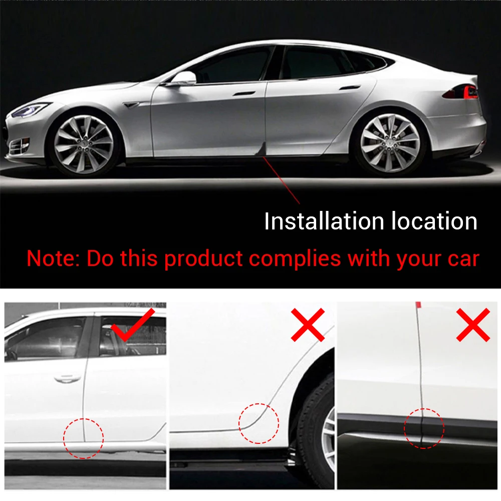 2pcs Silicone Car Door Corner Protector Cover Bumper Anti Scratch Collision For Peugeot 3008 206 208 308 307 407 508 2008 5008 view 5