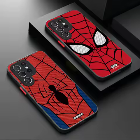 Spider Man Creative Phone Case For Samsung Galaxy S25 Ultra S24 S23 Plus S22 S21 FE A04S A56 A36 A26 A16 A06 A55 A35 A25 A15 5G