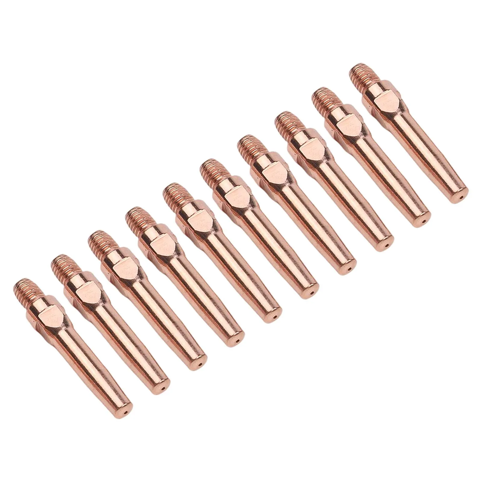 

10 шт. токопроводящих насадок для сварки с резьбовым соединением для надежной работы, стабильности и плавной подачи материала.