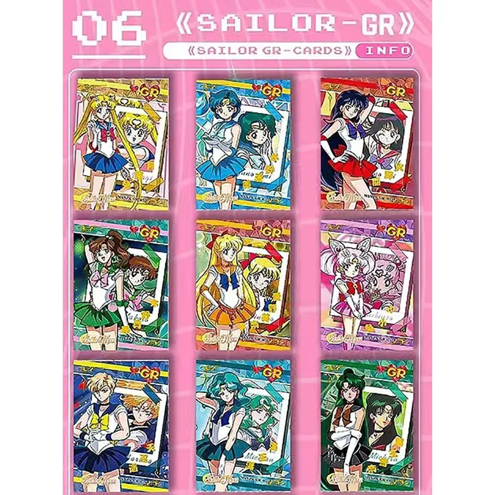 الكلاسيكية الخيال أنيمي بحار القمر جمع بطاقات Tsukino Usagi شخصيات حصرية ورائعة متجمد بطاقات الفيلم الهدايا #5