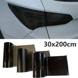 30x200cm Car Headlight Film Transpare Vinyl Self Adhesive Sticker for Car Smoke Fog Light HeadLight Taillight Colored Wrap Films