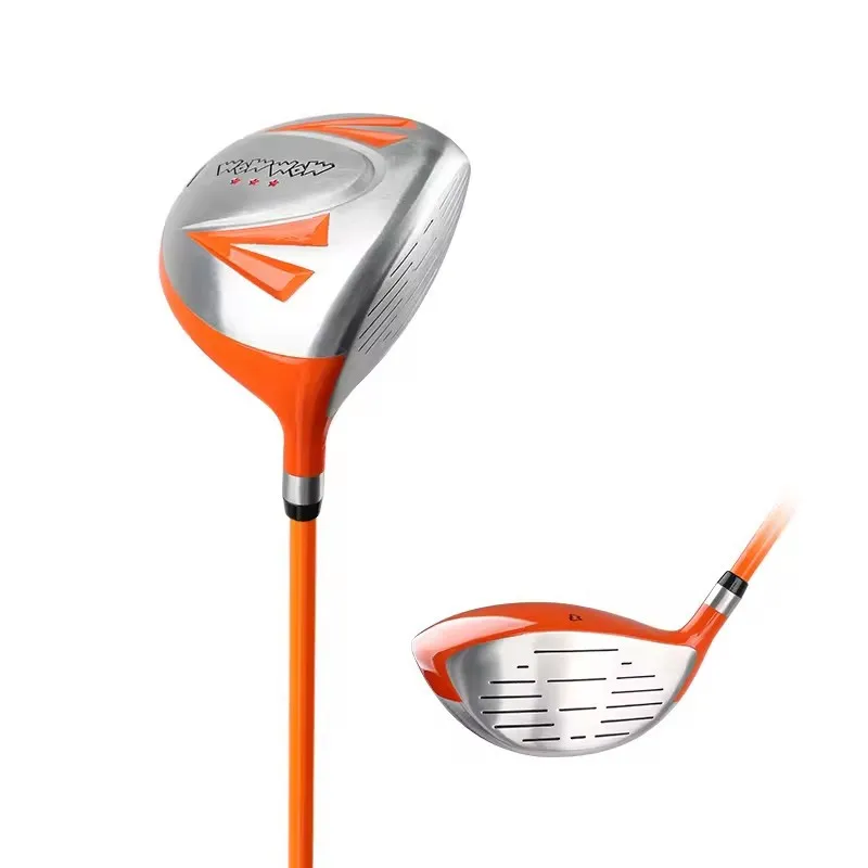 Source Factory Customized Junior Children's Steel Iron & Wood Golf Club Full Set for Beginners 3-12 Years Old R Flex Model 01