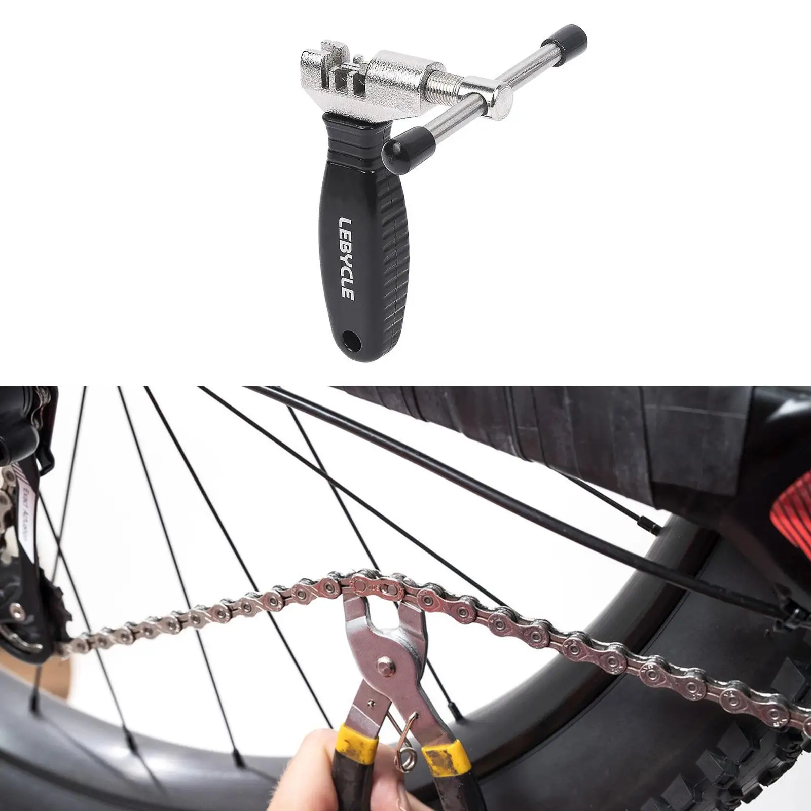 

Bike Chain Breaker Bicycle Chain Splitter Cutter Link Repair Tool for Outdoor Riding Cycling Mountain Road Bike Accessories