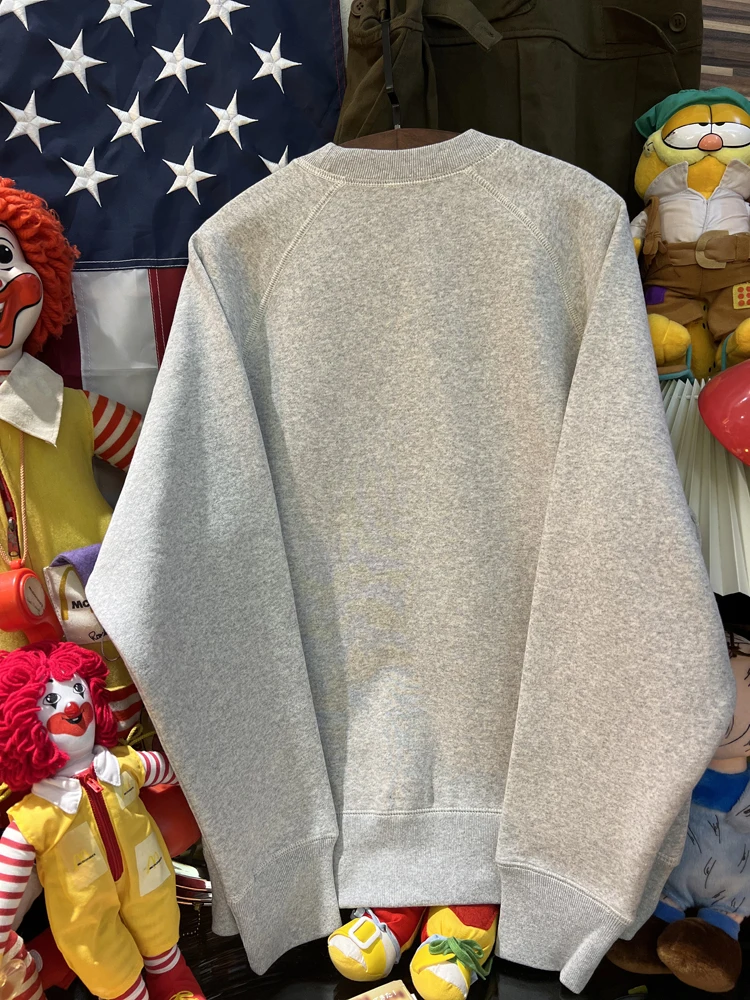 Retro americano vintage bonito pequeno cão moletom com capuz ex fce forrado oulder inserção sobrecarga moletom para casais