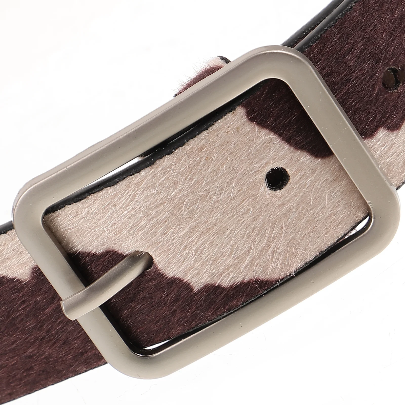 

PU Western Belt Women Cow Print Adjustable Jeans Accessory Animal Stylewestern belts womens durable lightweight fit
