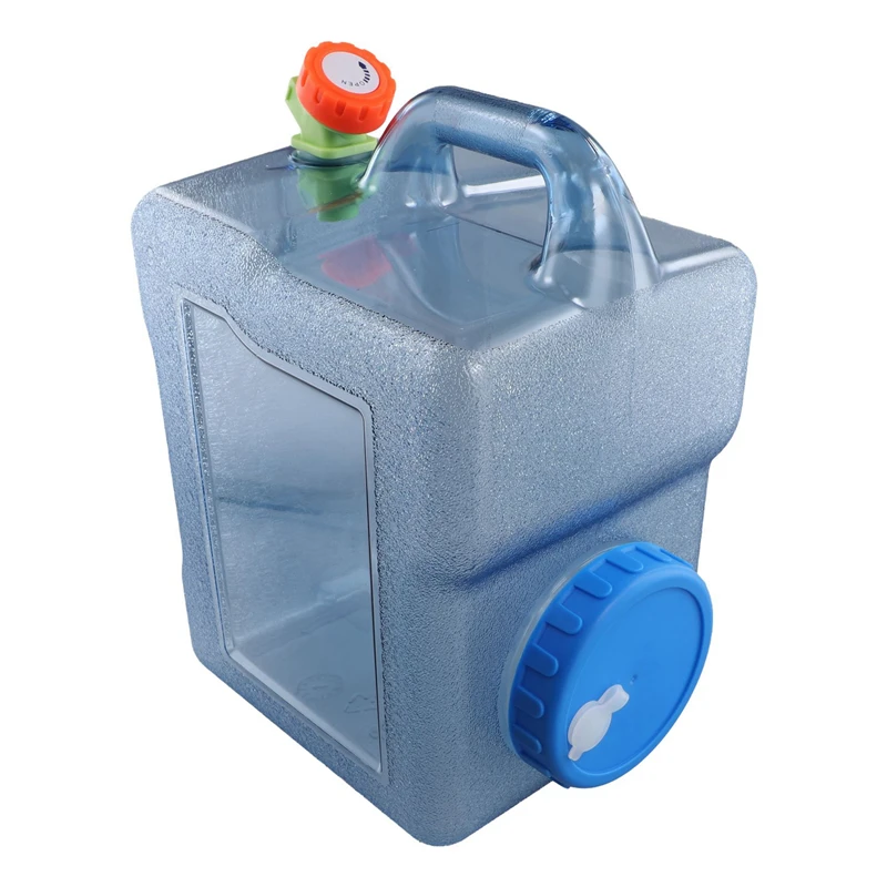 

8L Drinking Water Container With Spigot Leakproof Camping Water Tank Large Capacity Water Storage Carrier For Hiking