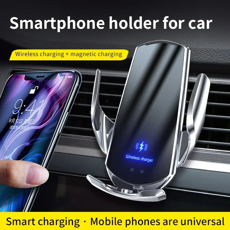 Car Phone Holder Wireless Charger Automatic for JEEP Renegade 2016 2017 2018 2019-2021 Car Accessories Interior Suporte Celular