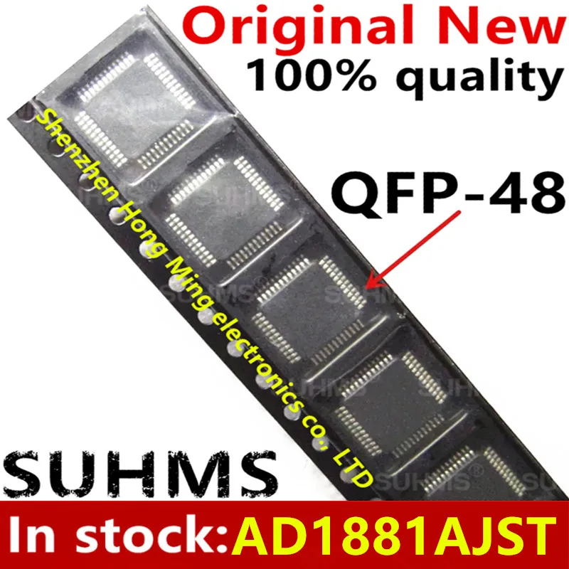 (5-10piece) 100% New AD1881A JST AD1881AJST QFP-48