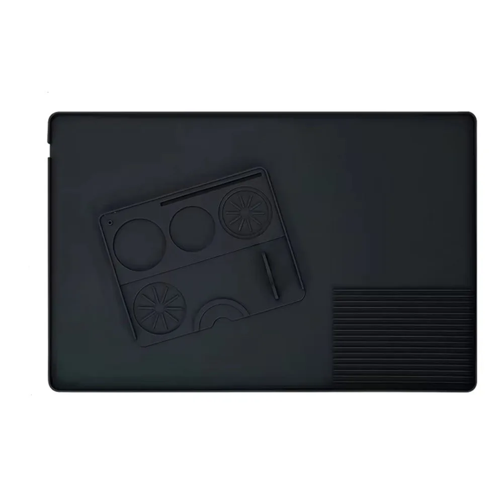 

Multifunctional Anti-slip Espresso Tamping Mat 2 in 1 Heat Resistant Coffee Machine Silicone Mat Insulation Coffee Bar Mat Cafe