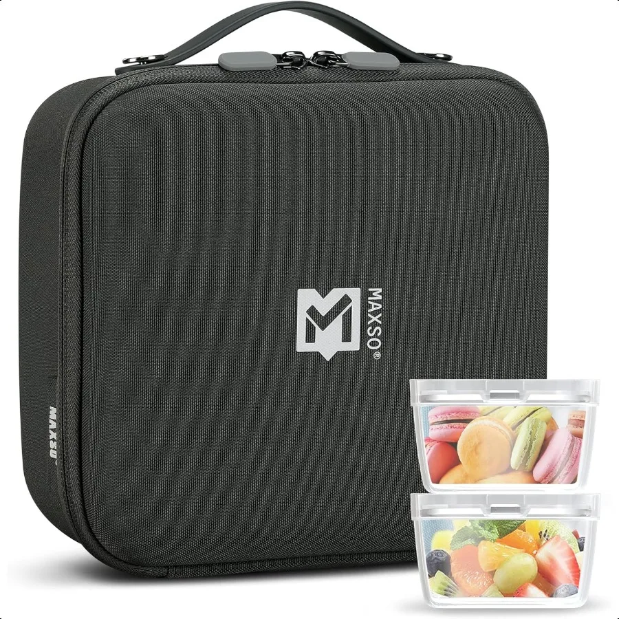 

Insulated Lunch Bag for Adult Small Lunch Box for School Office Work Triple Layers Insulation Keep Warm Cold Lunch Container Bo
