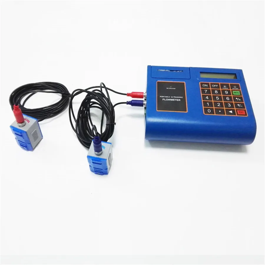 TUF-2000P Ultrasonic Flowmeter TM-1/TS-2/TL-1 Transducer Optional DN25-DN6000mm Non-contact Liquid Flow Tester Built-in Printer