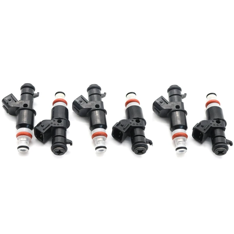 

6PCS 16450-RCA-A01 Fuel Injector Nozzle For-Honda Accord Odyssey Pilot 2003-2013 Car Replace Accessories Engine Injector