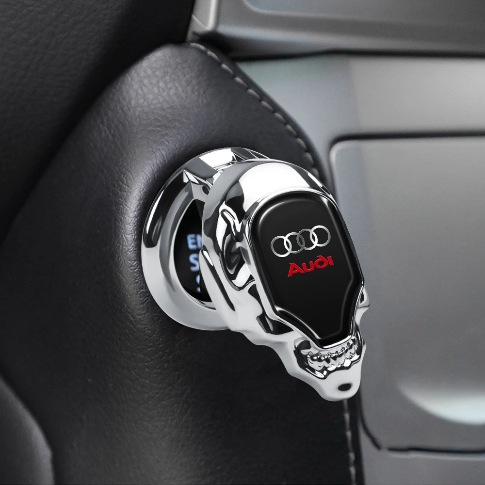Car One Button Start Protective Cover Ignition Device Sticker For Audi S A1 A3 8P A4 B5 B6 B7 B8 A5 A6 C5 C6 A7 A8 Q3 Q5 Q7 TT R view 5