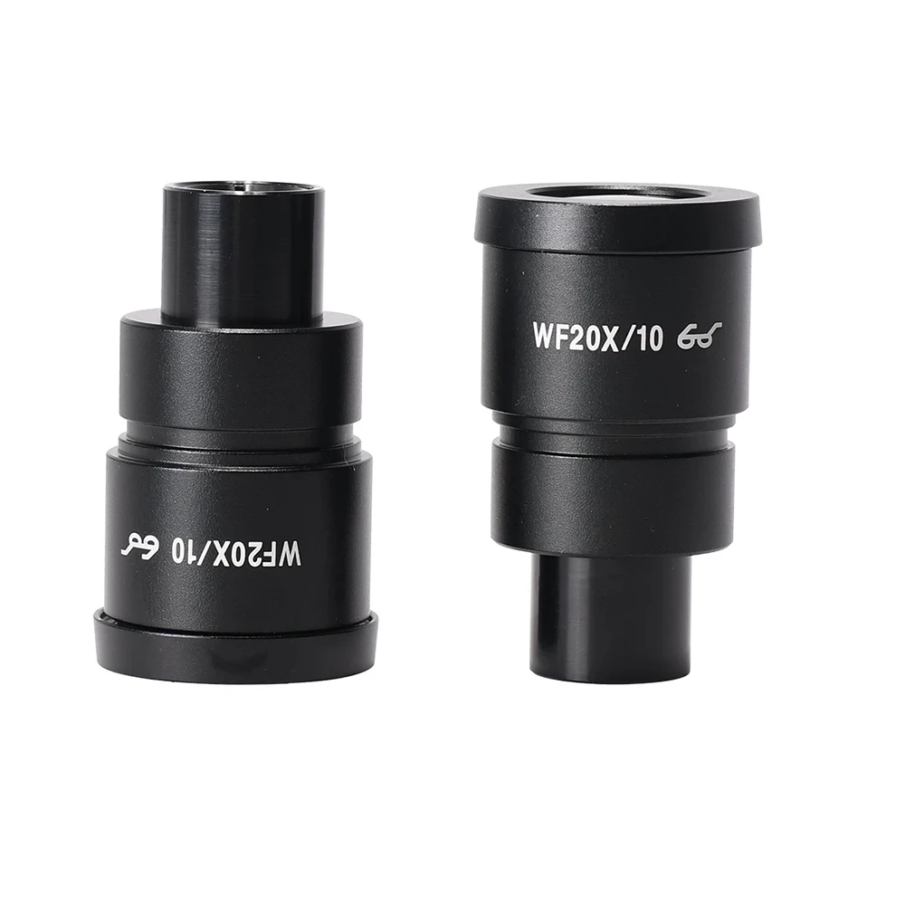 WF20X/10 Wide Field Eyepiece WF20X High Eye Point Optical Glass Lens 30mm Mounting Size Diameter For Stereo Microscope