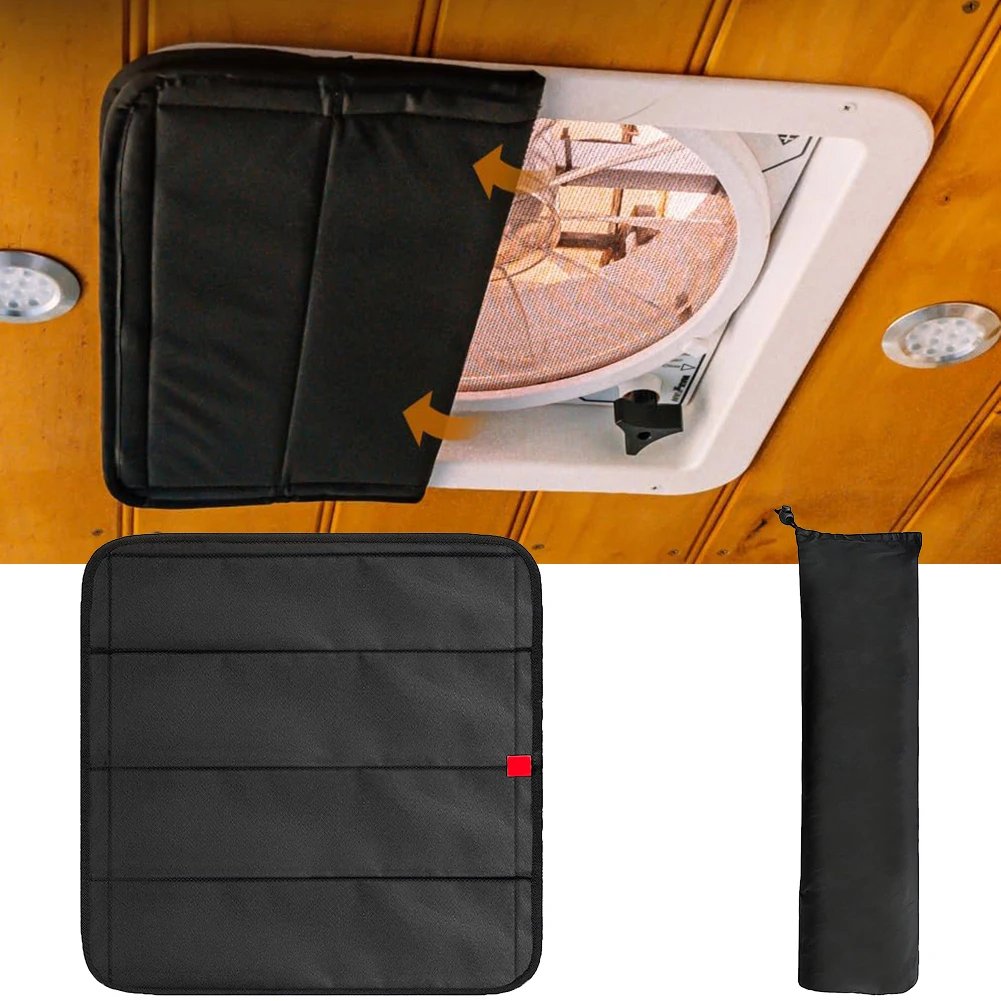 Insulated Fan Cover Roof Ventilation Cover Camping Compact Storage Complete Light Protection First-class Insulation