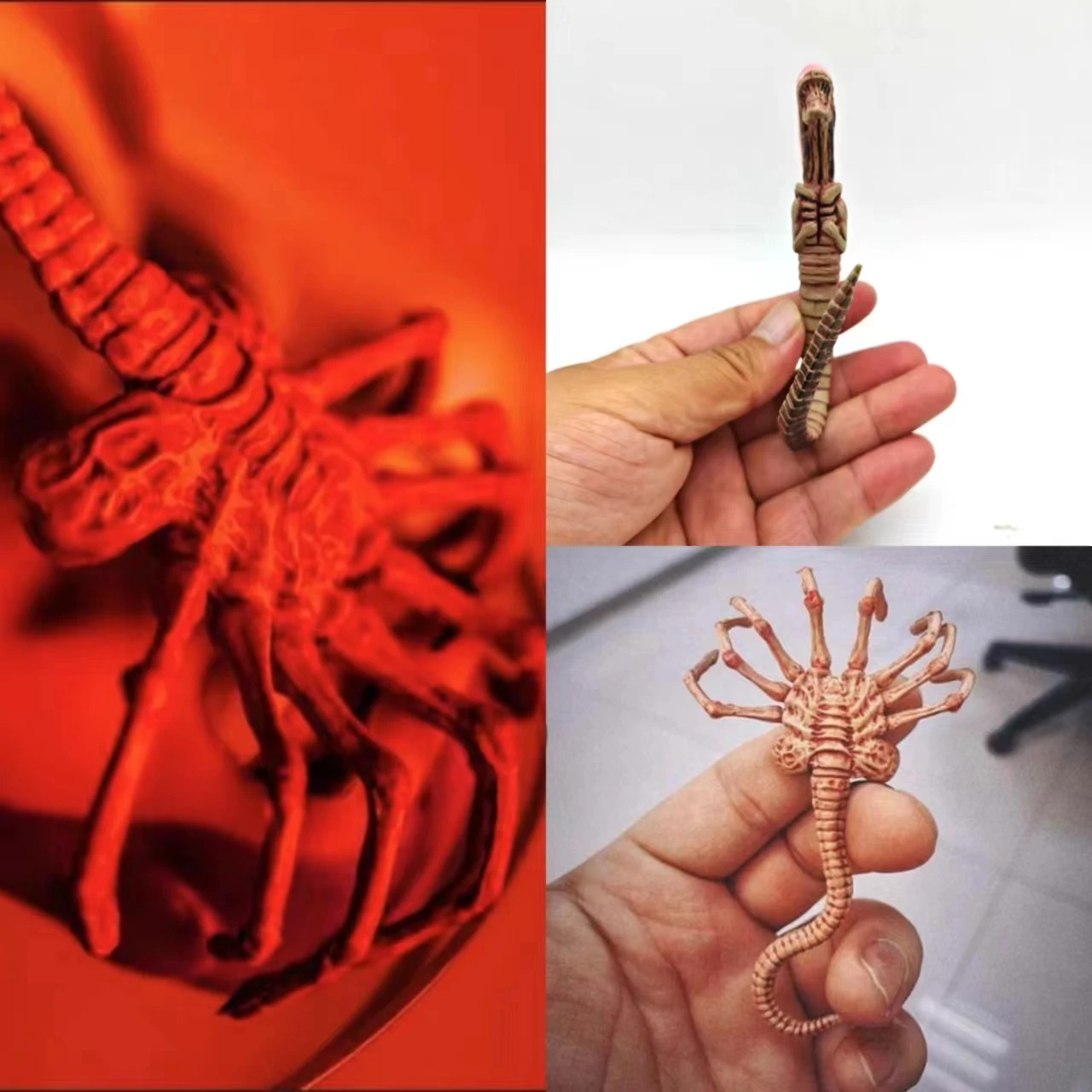 FG027 FG028 Alien Chestburster Facehugger Model Miniature Mini Desktop Decor for Office Home Decorations Scene Accessories