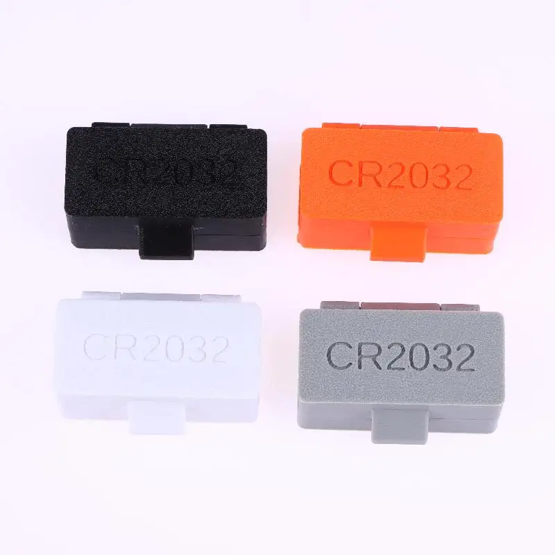 10-Hole CR2032/CR2025 Battery Box Coin Cell Battery Storage Case Portable Batteries Protective Holder Small Battery Organizer