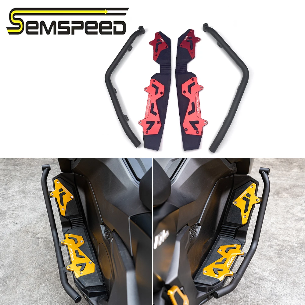 

For Honda ADV160 2023 2022 2021 with Bumper Rod Motorcycle adv 160 Footrest Foot Pedal Plate Semspeed Motorcycle Accessories New