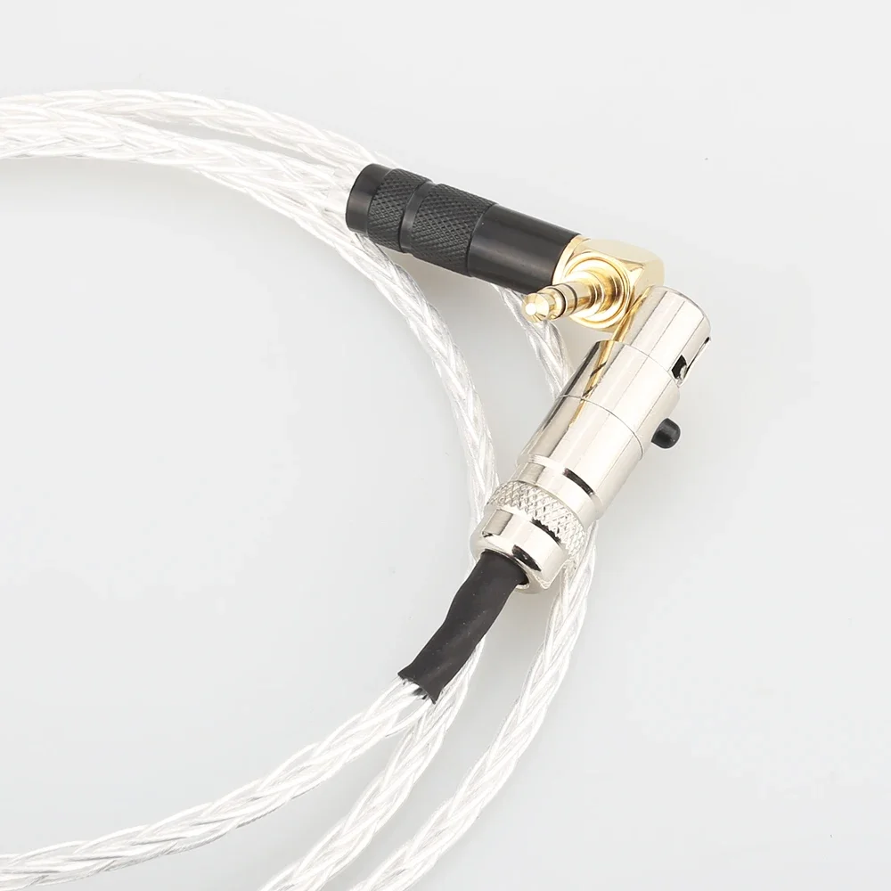 Audiocrast 8 núcleos 7N OCC plateado/cobre plata auricular Cable mejorado para auriculares K240 K242 K271 K272 K702 Q701