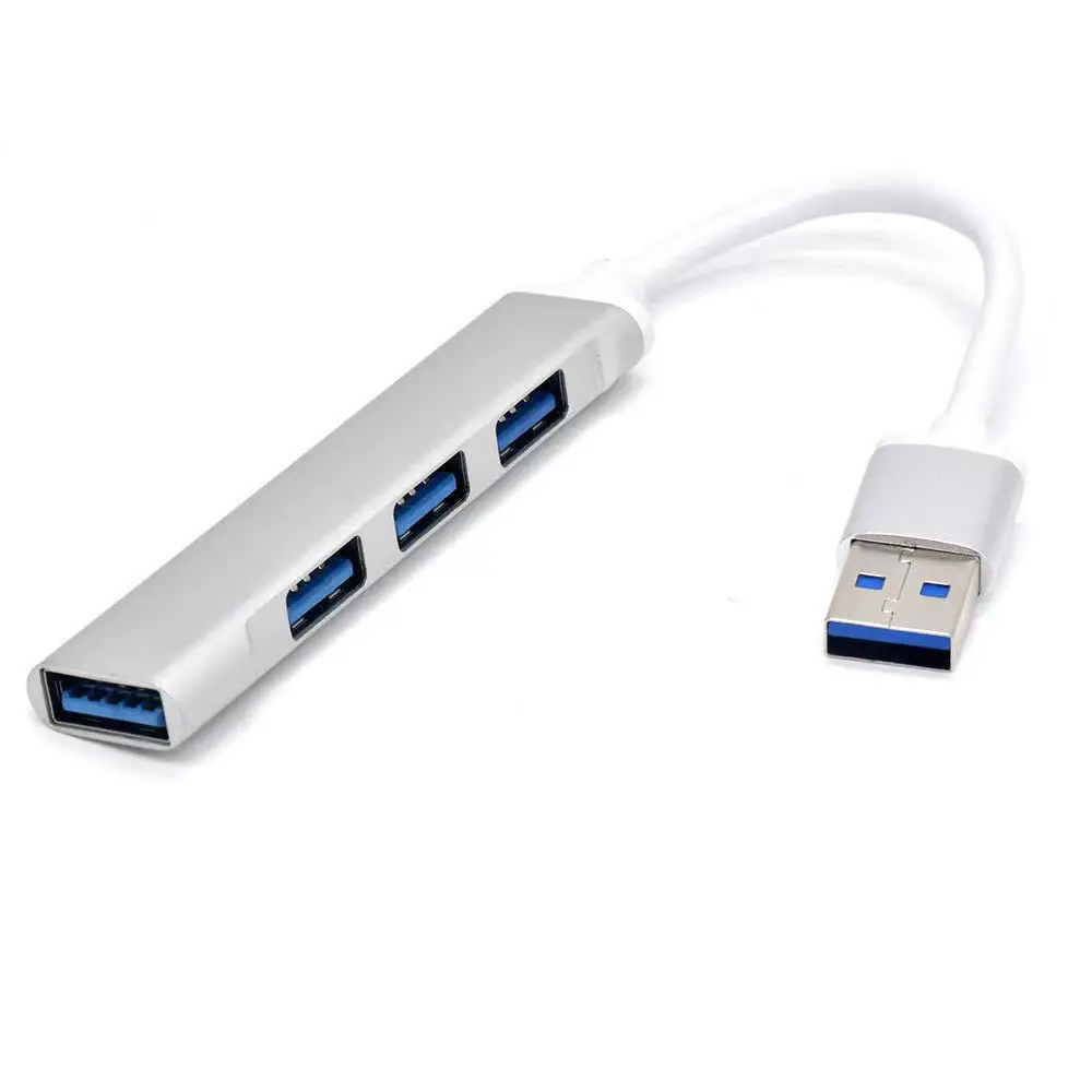 ฮับ USB 3.0 Type C 4พอร์ตฮับความเร็วสูง OTG ตัวแยกพอร์ตหลายพอร์ตอุปกรณ์คอมพิวเตอร์สำหรับ Mac bookpro/iphone