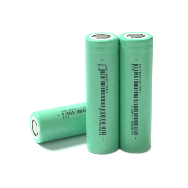 Original EVE 33V INR 18650 Battery 3100mAh Capacity 3.6V Rechargeable Lithium-ion Batteries For Battery Pack Robot Electric Tool