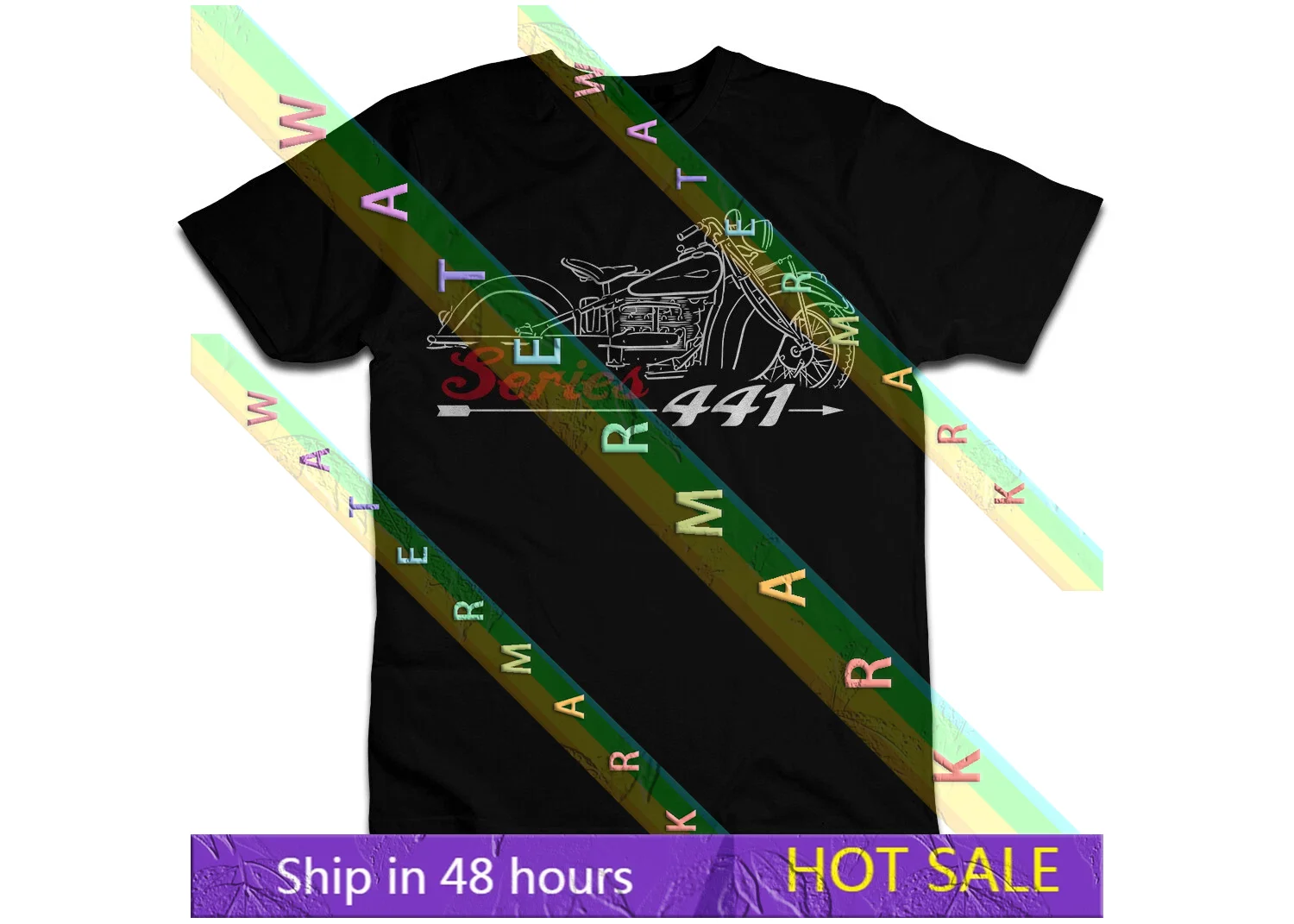 

2025 Men T Shirt Casual In/di.ans Series 441 1936-1941 Motorcycle T-Shirt for Riders Graphic Summer Short Sleeves Oversized Tee