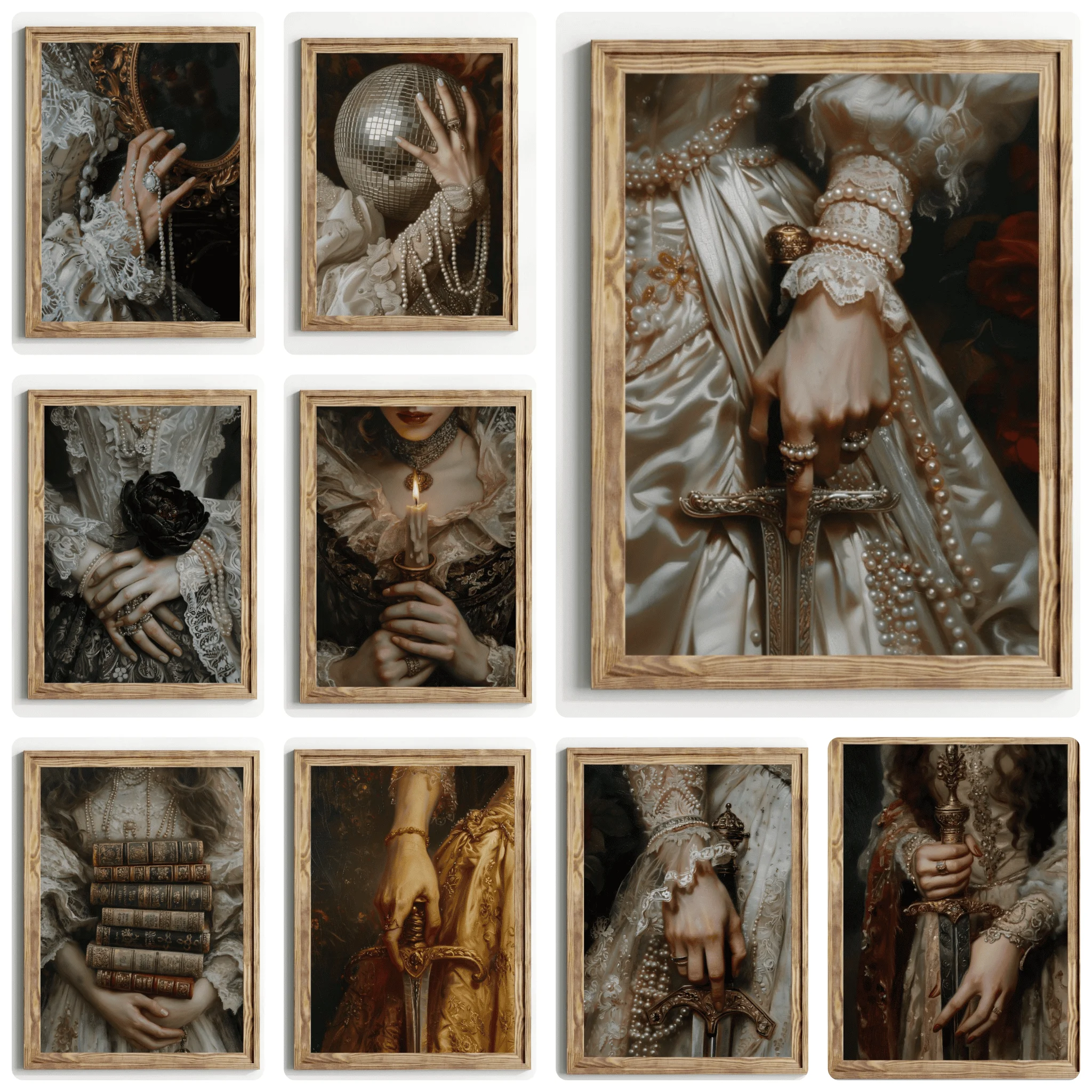 

500/1000/1200/2000PCS Jigsaw Puzzle Victorian Art Home Family Activity Games for Gameroom Bedroom Home Decor Frameless