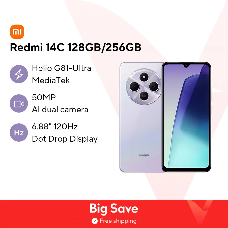 Xiaomi Redmi 14C NFC-смартфоны