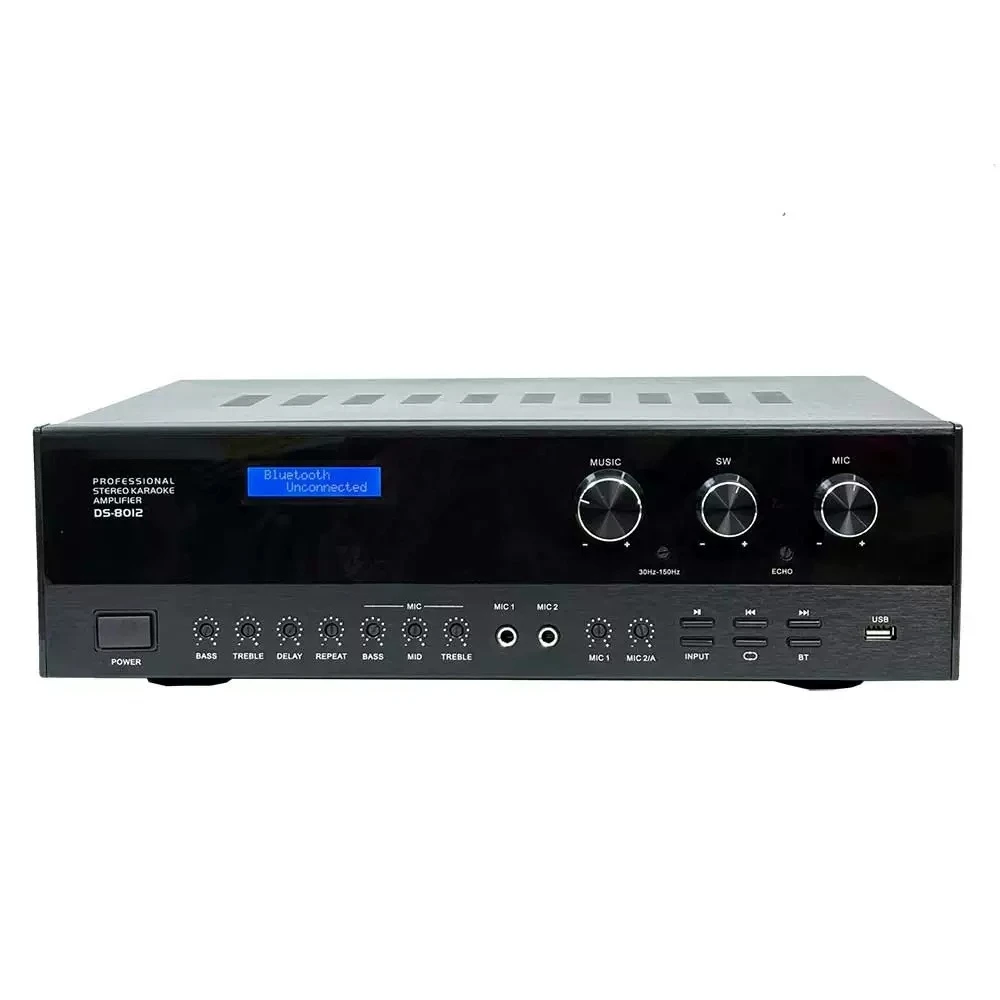 

Super power 2.1 channel Bluetooth power amplifier, shocking sound quality can push 15-inch microphone