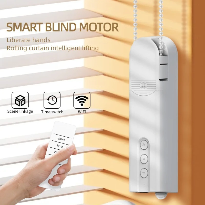 Bluetooth intelligent pull rope curtain motor automatic remote control WiFi electric rolling shutter pull rope motor