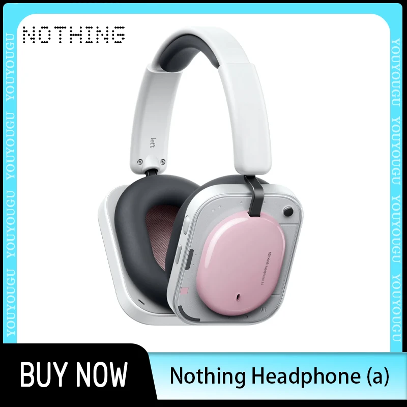 

Nothing Headphone(a) Wireless Bluetooth Earphone Over-Ear Headphone Active Noise Reduction E-sports HiFi Sound Stereo Gamer Gift