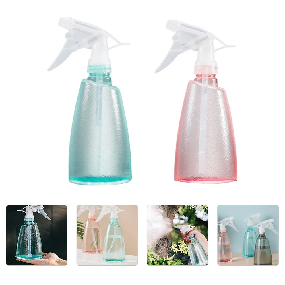 

2 Pcs 500ML H Press Watering Can Pink Mint Green Sprayer PP Tool Fine Atomization Garden Balcony Plant Outdoor Gardening