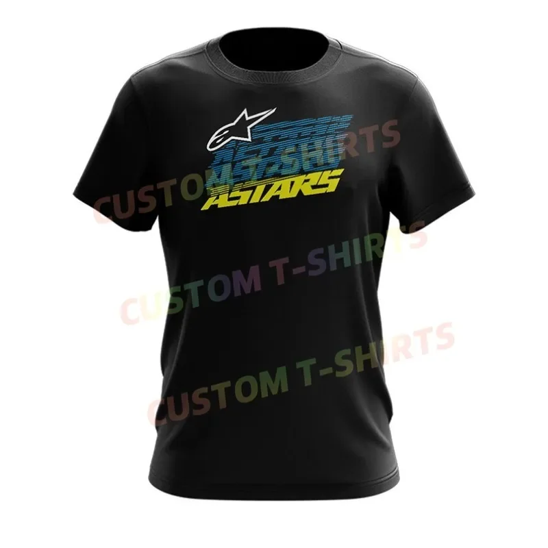 

C6 BAJU MOTOR RIDE ALPAN LINE DESIGN RACING SUPERBIKE RARE KAIN T SHIRT Men American Street Short-sleeved Women Hip-hop Top