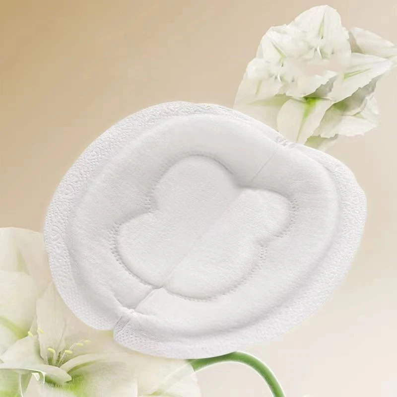 30 Pcs Disposable Nursing Pads Breastfeeding Super Absorbency Cotton Breathable Dry Slim Anti-Leak Pads During Lactation