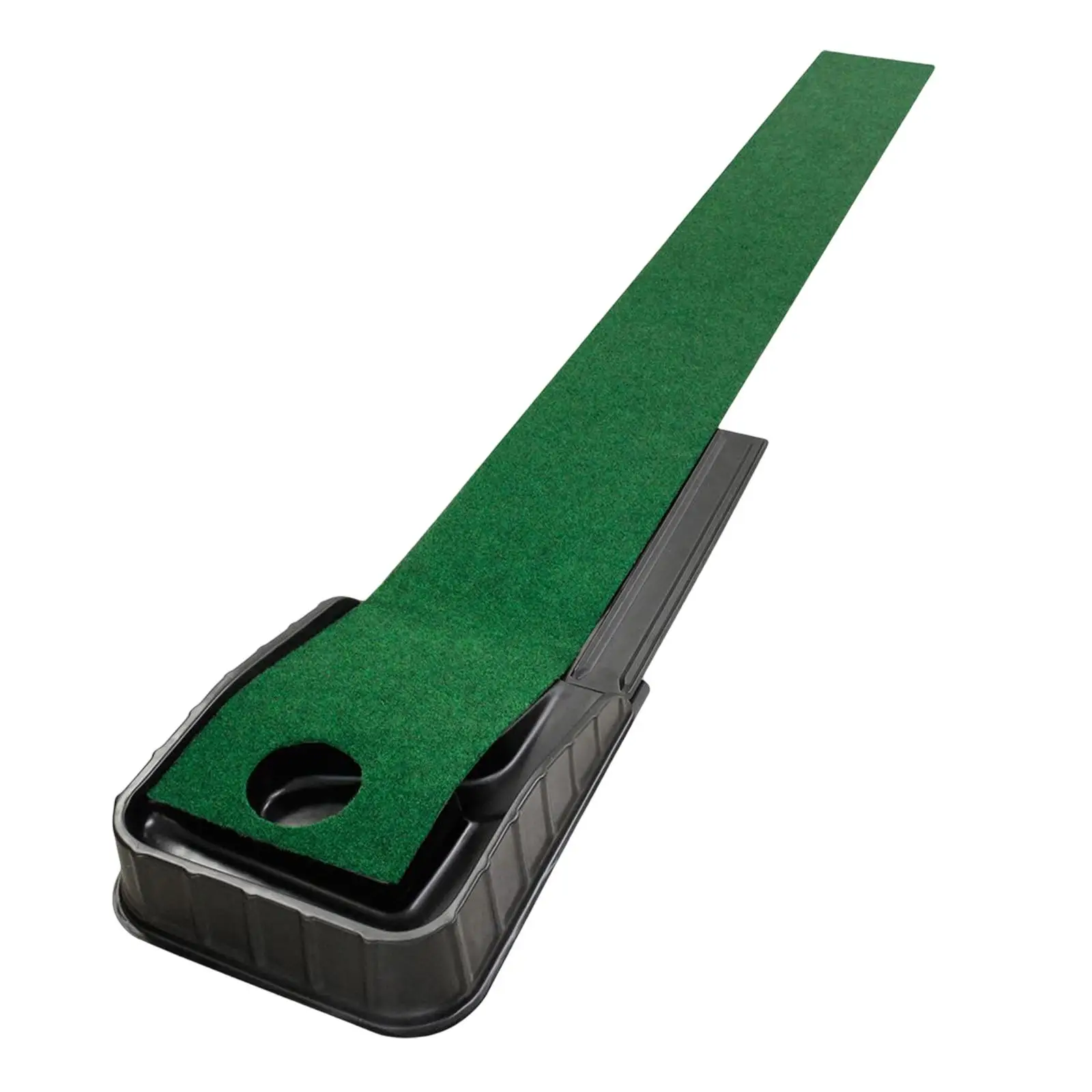 Golf Putting Mat with Ball Return Training Aid for Indoor Outdoor Backyard Golf Gift