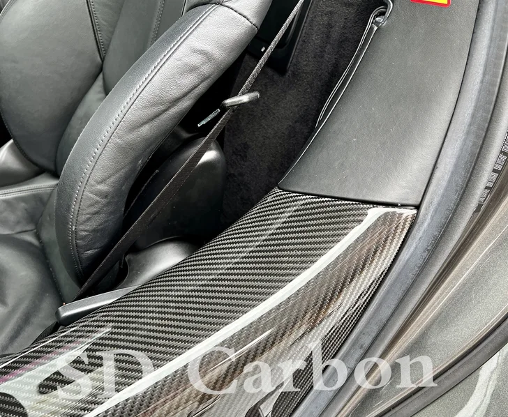 High Quality Door Frame Dry Carbon bodykit Front scuff plate door frame for McLaren 540C 570S 570gt