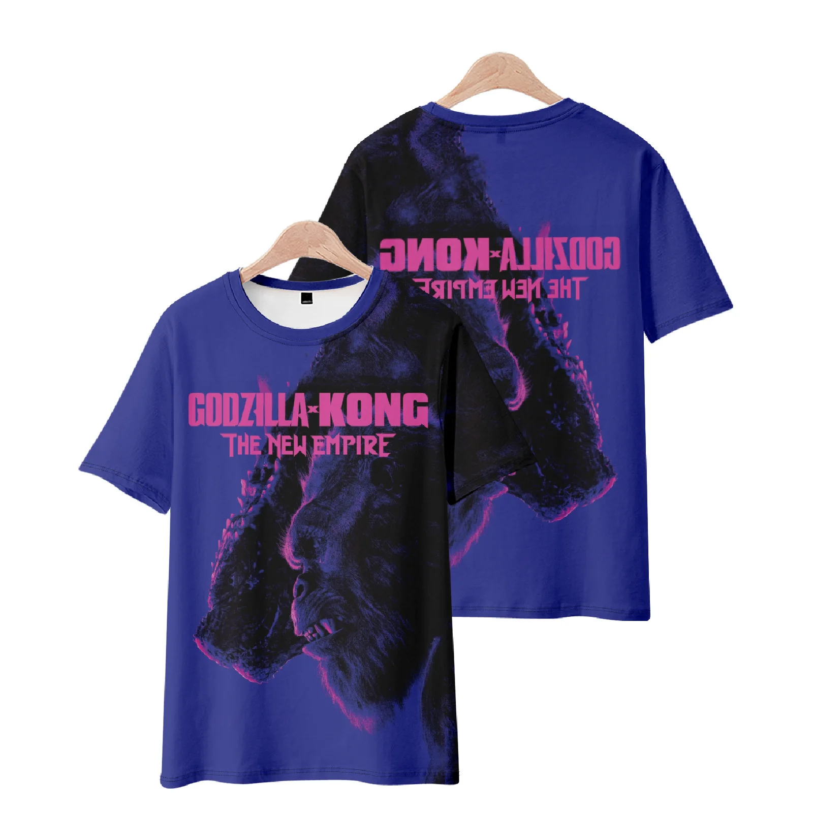 Godzillas VS KingKongs The New Empire T-shirt Kids Men Women New Anime Monster Tees Summer Clothing Short Sleeve Children Gift