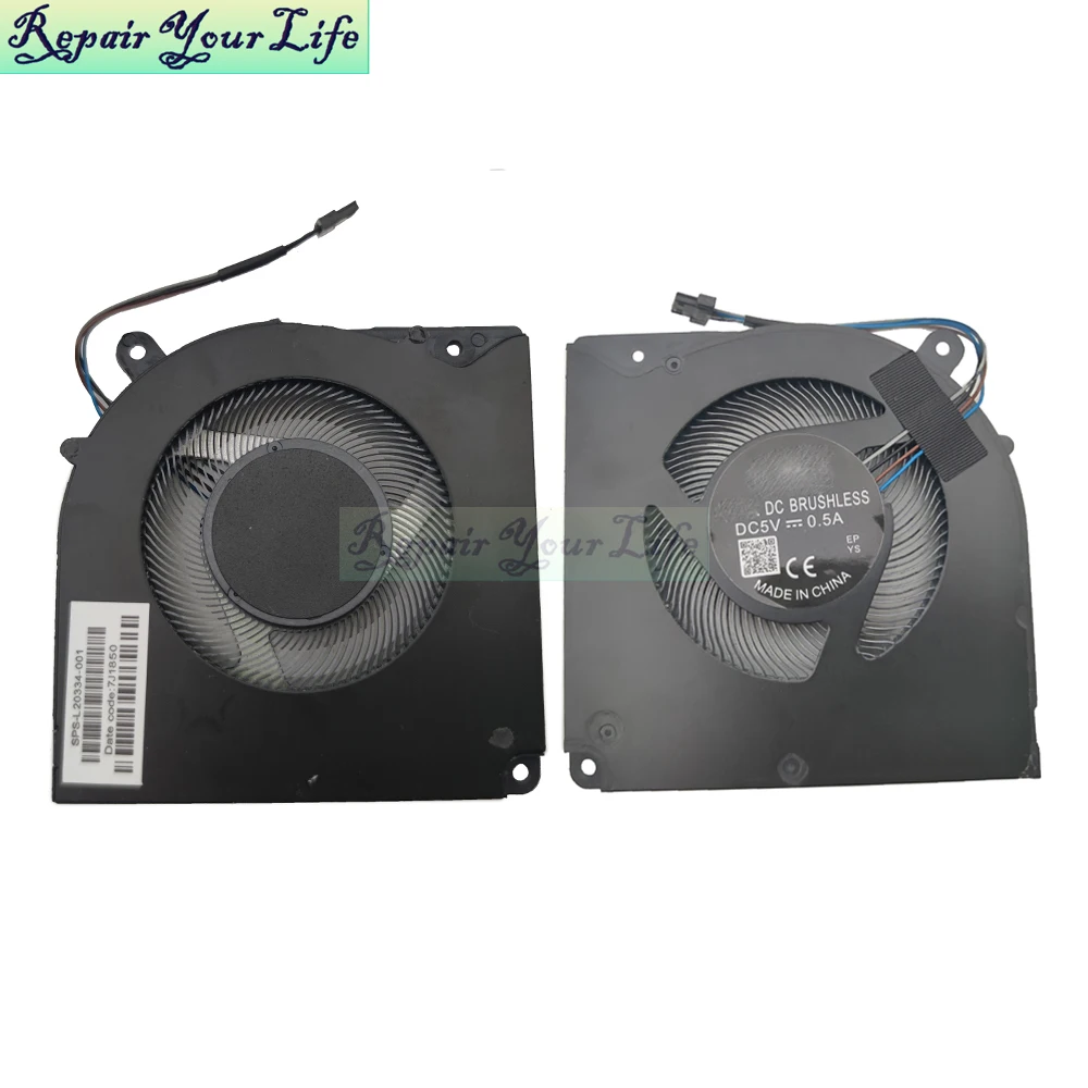 وحدة المعالجة المركزية GPU مروحة التبريد ل Medion Erazer X15803 X15805 X15809 MD61456 MD61497 MD61525 THER7GK5C6-1411 GK5CN6Z أجزاء الكمبيوتر المحمول المشجعين