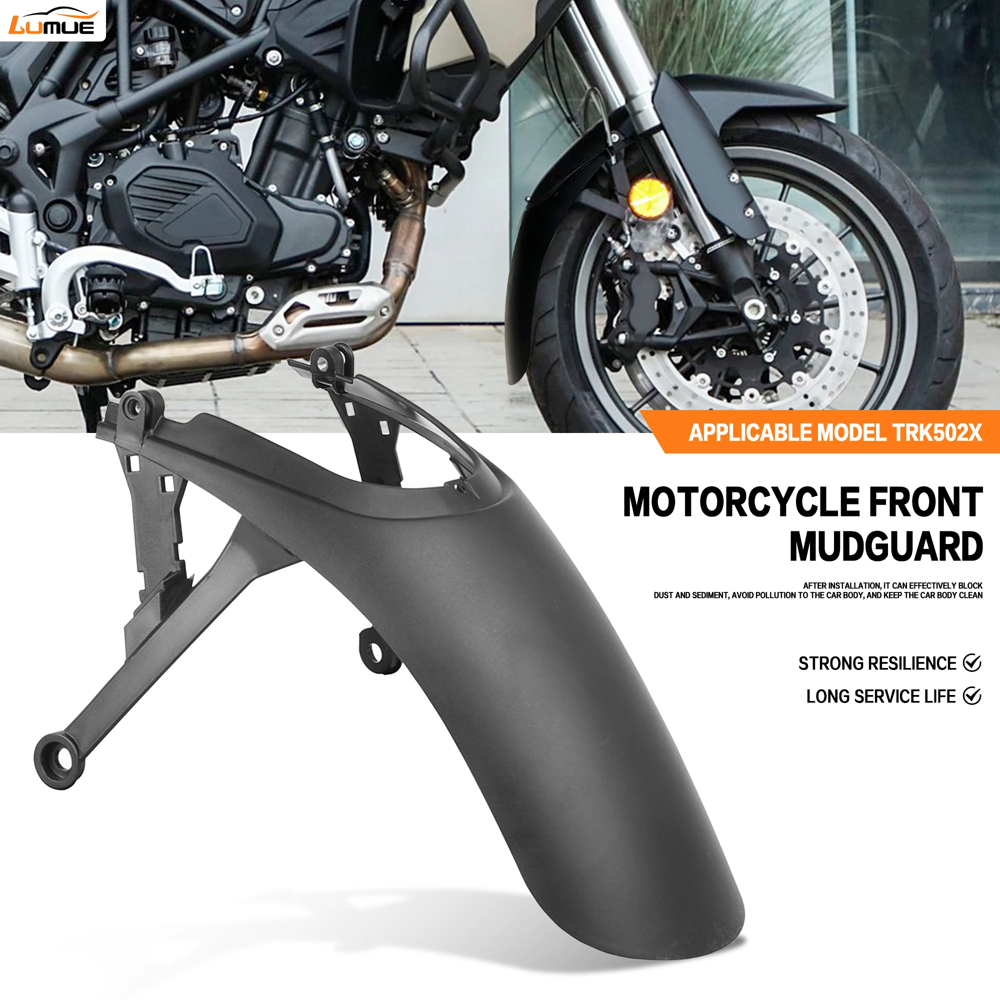 Accesorios para motocicleta 702X para Benelli TRK502 TRK702X TRK 502x 552X extensión de guardabarros extensor de guardabarros delantero contra salpicaduras