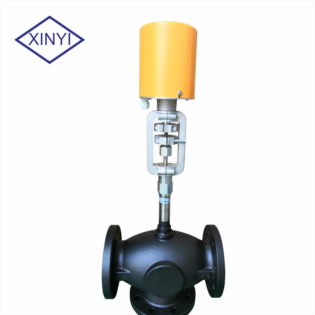 Cast Steel Class150 Pn16 Baelz Proportional Control Globe Valve Heat Oil Transfer for textil machine electric valve