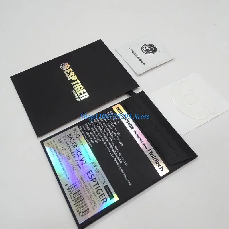 Мышиные коньки Y2GD Pads Pads Ice версия Esptiger Gaming Mouse Feet Sticker для Deathadder Mouse White