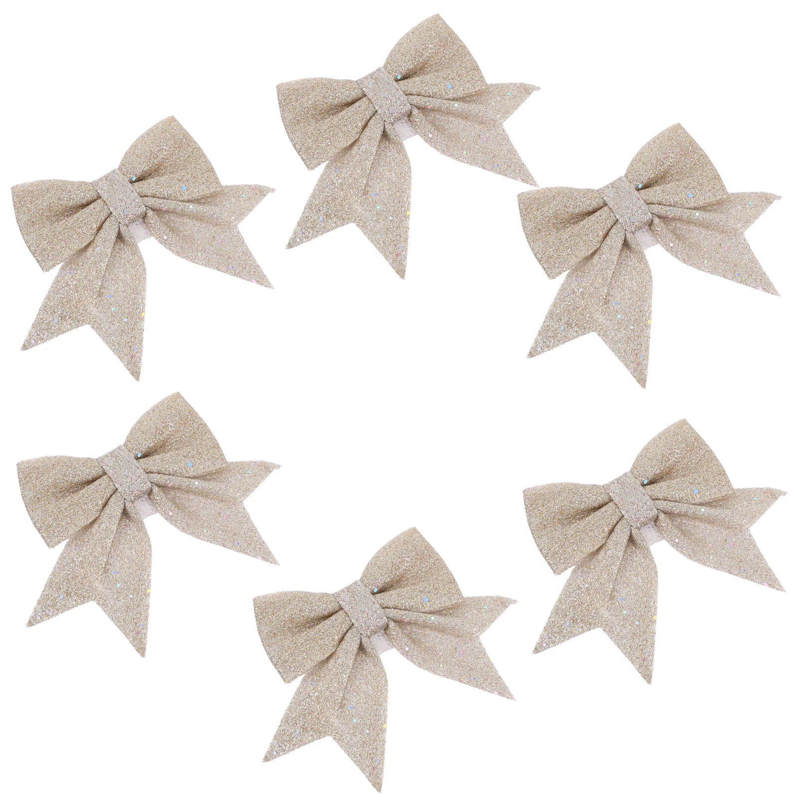 

6 Pcs Christmas Ornament Bow Ornaments for Tree Pendant Decoration Bows Decorations