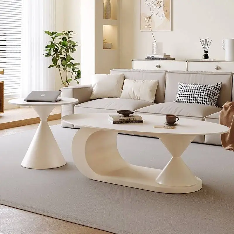 

Living Room Coffee Tables European Style Indoor White Nordic Coffee Tables Side Modern Apartment Mesa De Centro Furniture Home
