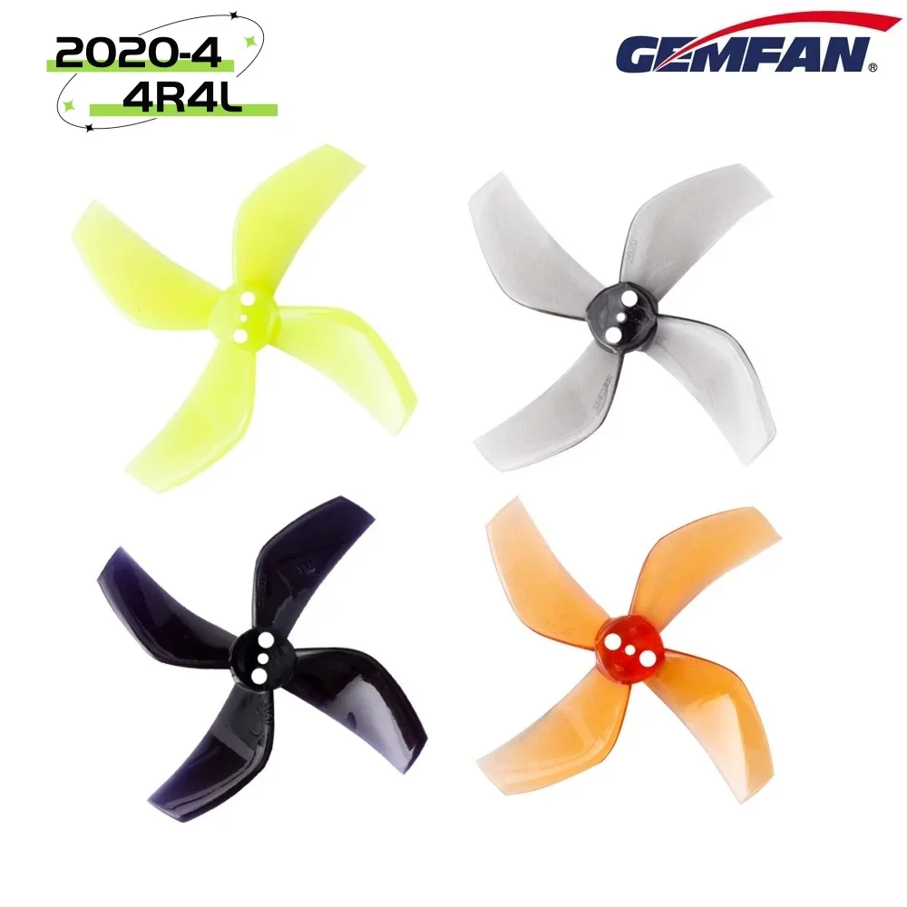 GEMFAN-Hélice PC à 4 lames pour importateur de course RC FPV, FreKouTinywhoop BETA85X, D51 2020, 2x2x4, 2 pouces, 50.3mm, 1.5mm, 8 pièces, 16 pièces