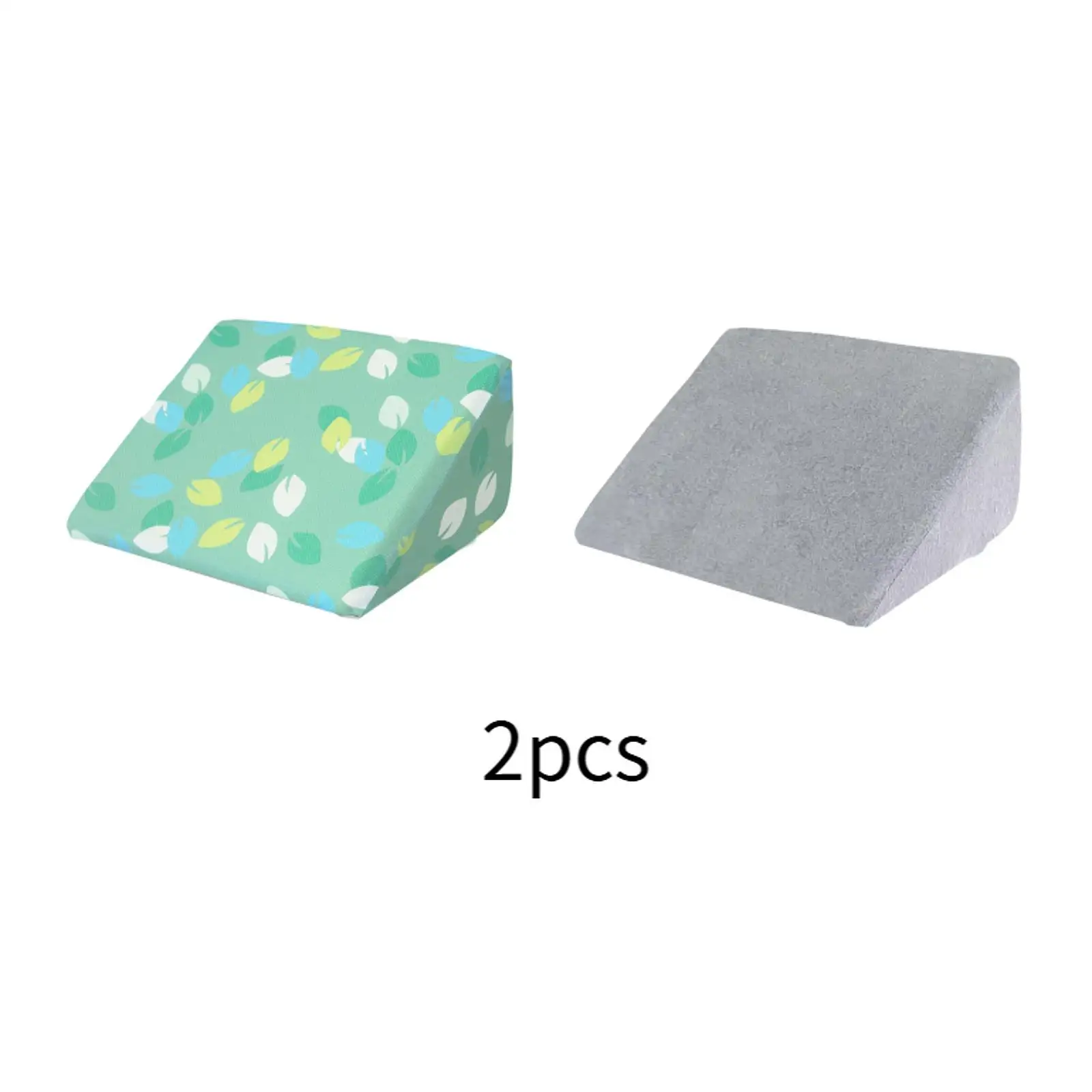 2Pcs Wedge Pillow for Sleeping Back Support Elderly Body Positioners Multifunctional Bedridden Knees Elevated Positioning Wedge