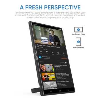 ARZOPA 16.1吋 100% sRGB 色域便攜式顯示器 1080P 外接顯示器,適用於 MAC 筆記型電腦 PC、Xbox/PS/Switch 等遊戲機,型號 Z1C 7 最佳銷售 便攜式螢幕顯示器 - №5