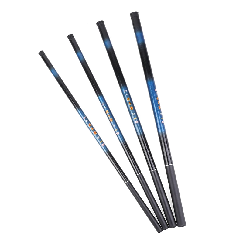 تلسكوبي روك الصيد رود الألياف الزجاجية 2.1/2.7/3.6/4.5/5.4/6.3/7.2 متر الغزل الصيد رود الكارب المغذية قضيب تصفح الغزل قضيب