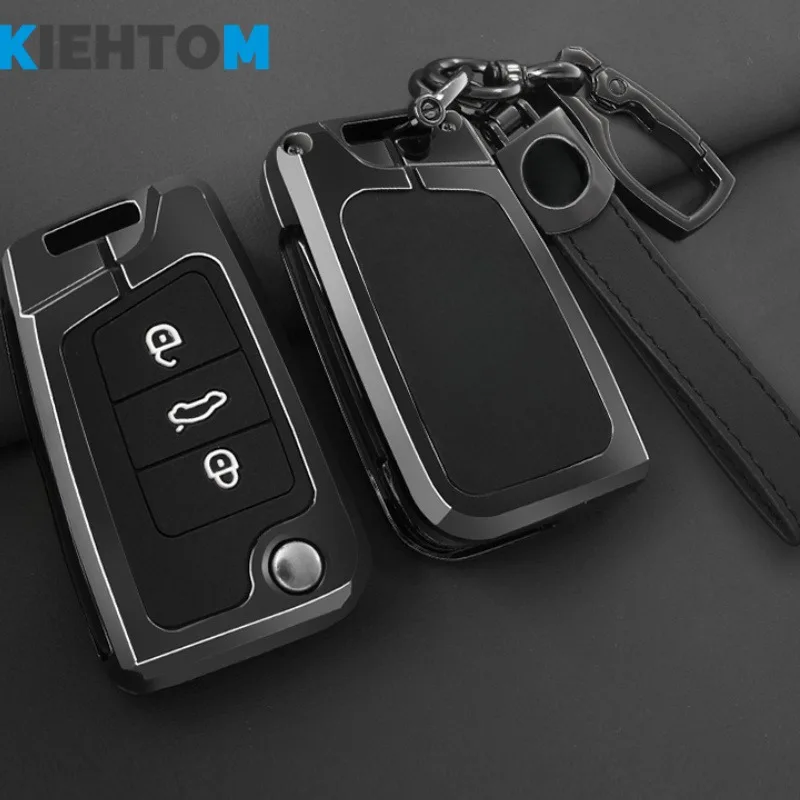 Car Key Cover Use For Volkswagen Passat Magotan Lavida Sagitar Tayron Tiguan L T-Roc Teramont Tharu Key Shell Buckle 2024