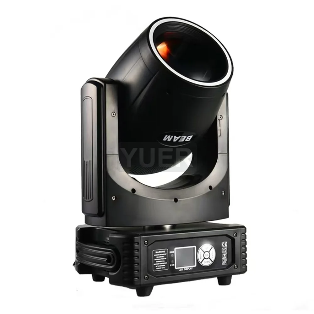 YUER NEW Mini Bulb Beam 230W 7R Moving Head Lighting With Ring For DJ Disco Projetor Projector Light With DMX Home Party
