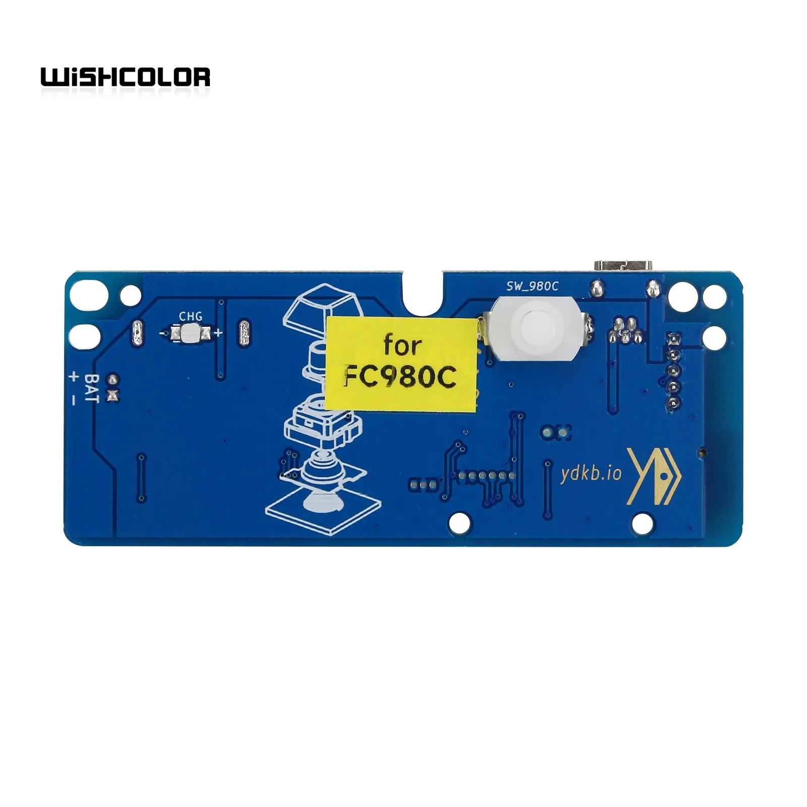 Imagem -03 - Wishcolor Ble660c Ydkb Teclado Controlador Board Bluetooth Wireless Master Control Interface tipo c para Fc660c